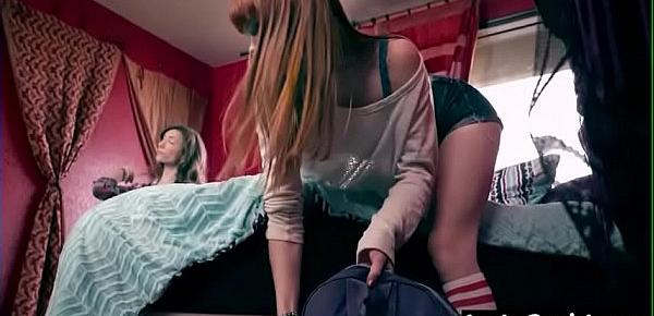  Punish Sex Action With Dildos Between Lesbo Girls (Alexa Nova & Ruby Sparx) clip-01